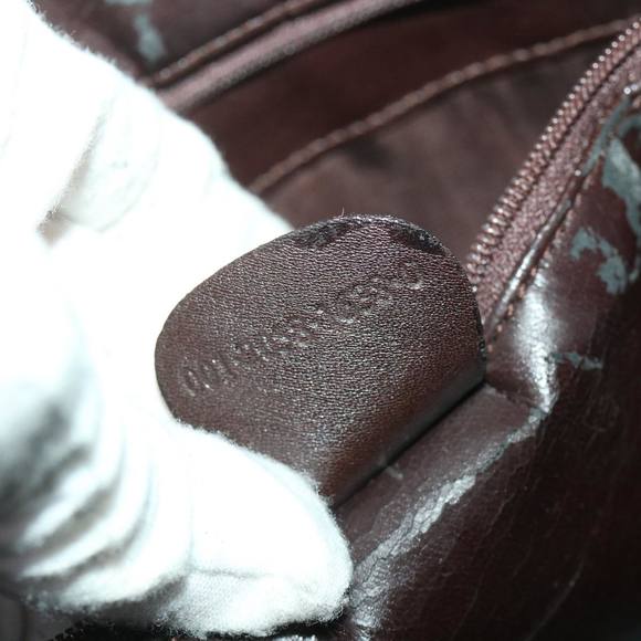 GUCCI Bamboo Hand Bag Leather 2way Brown 001.2058.1638.0 Auth yk6201B - Picture 11 of 16